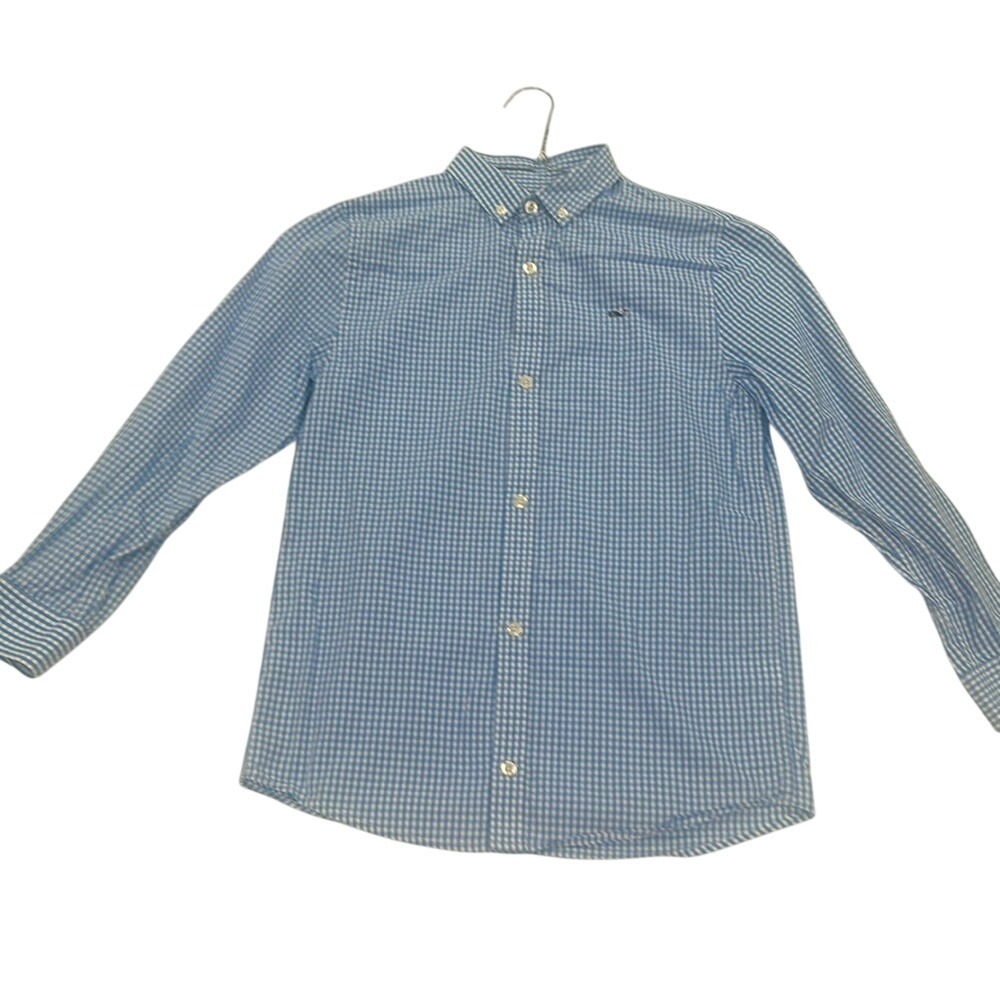 Vineyard Vines Gingham Boys button up shirt